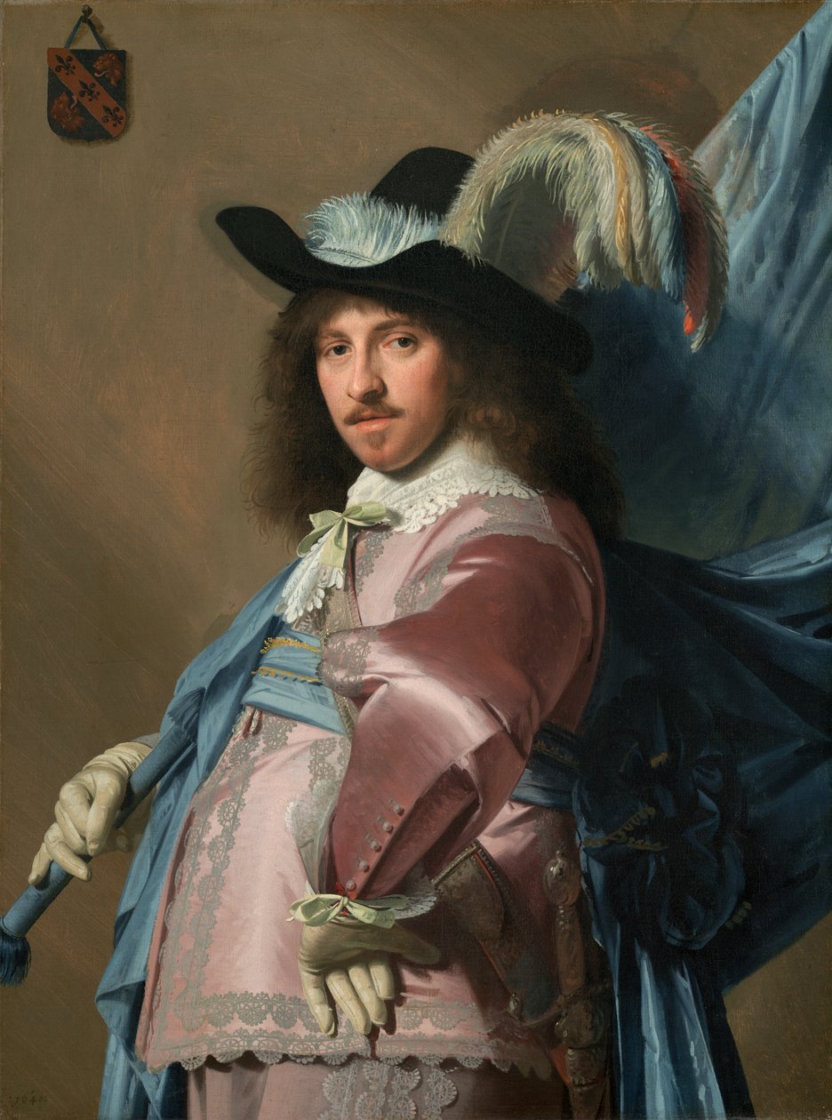 Andries Stilte als Fahnenträger von Johannes Cornelisz. Verspronck