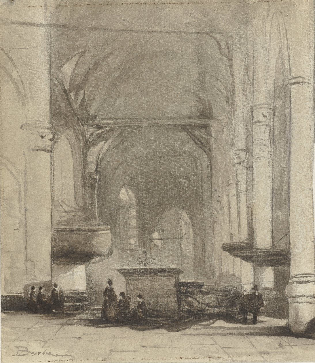 Kircheninnenraum von Johannes Bosboom
