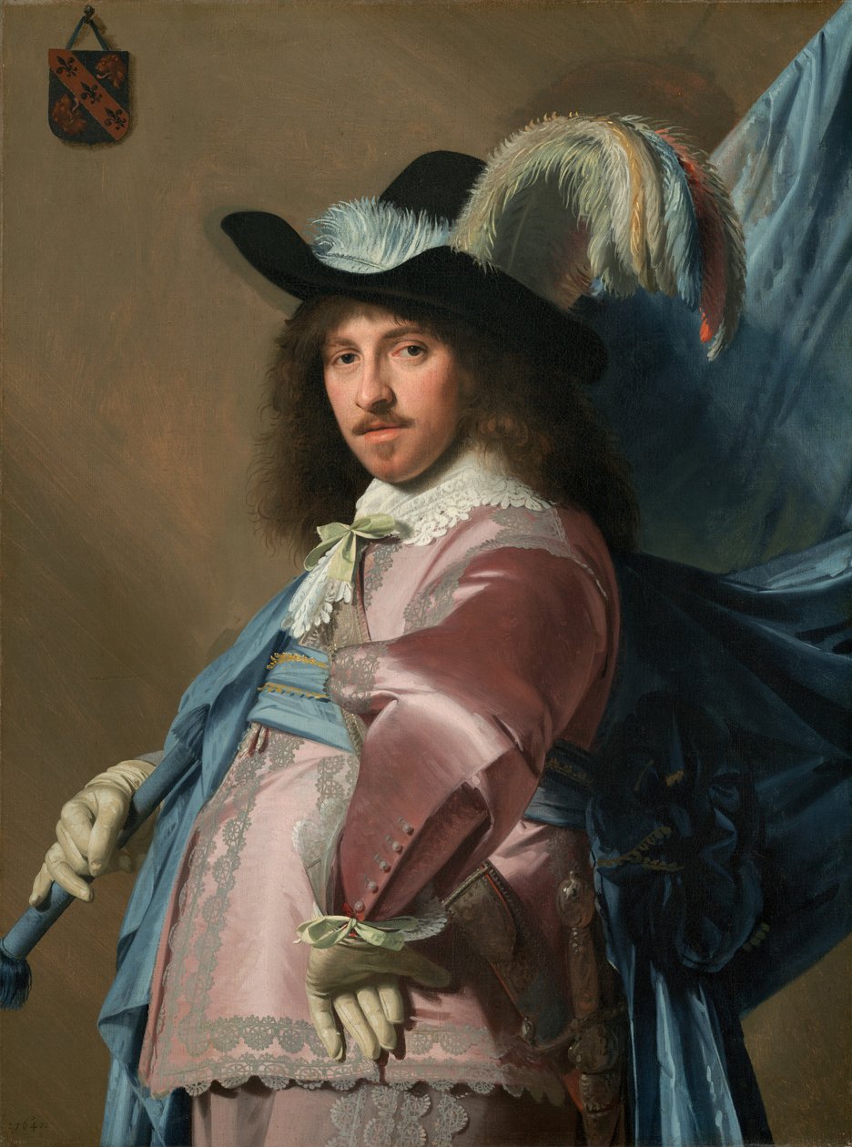 Andries Stilte als Fahnenträger von Johannes Cornelisz. Verspronck