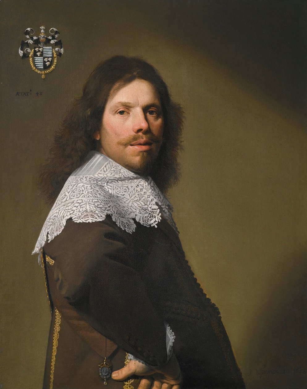 Porträt von Cornelis Montigny de Glarges von Johannes Cornelisz Verspronck