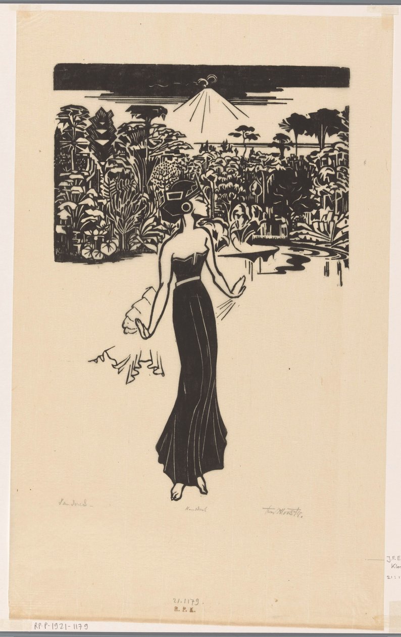 Tänzerin von Johannes Frederik Engelbert ten Klooster (signed by artist)