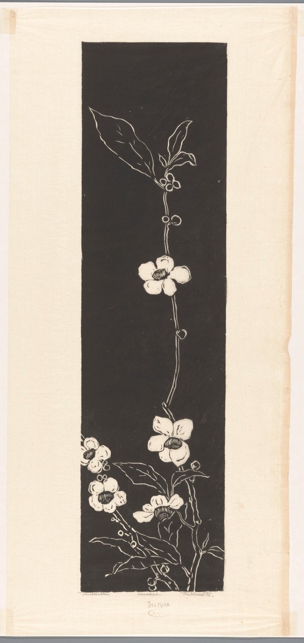 Teeblüte von Johannes Frederik Engelbert ten Klooster (signed by artist)