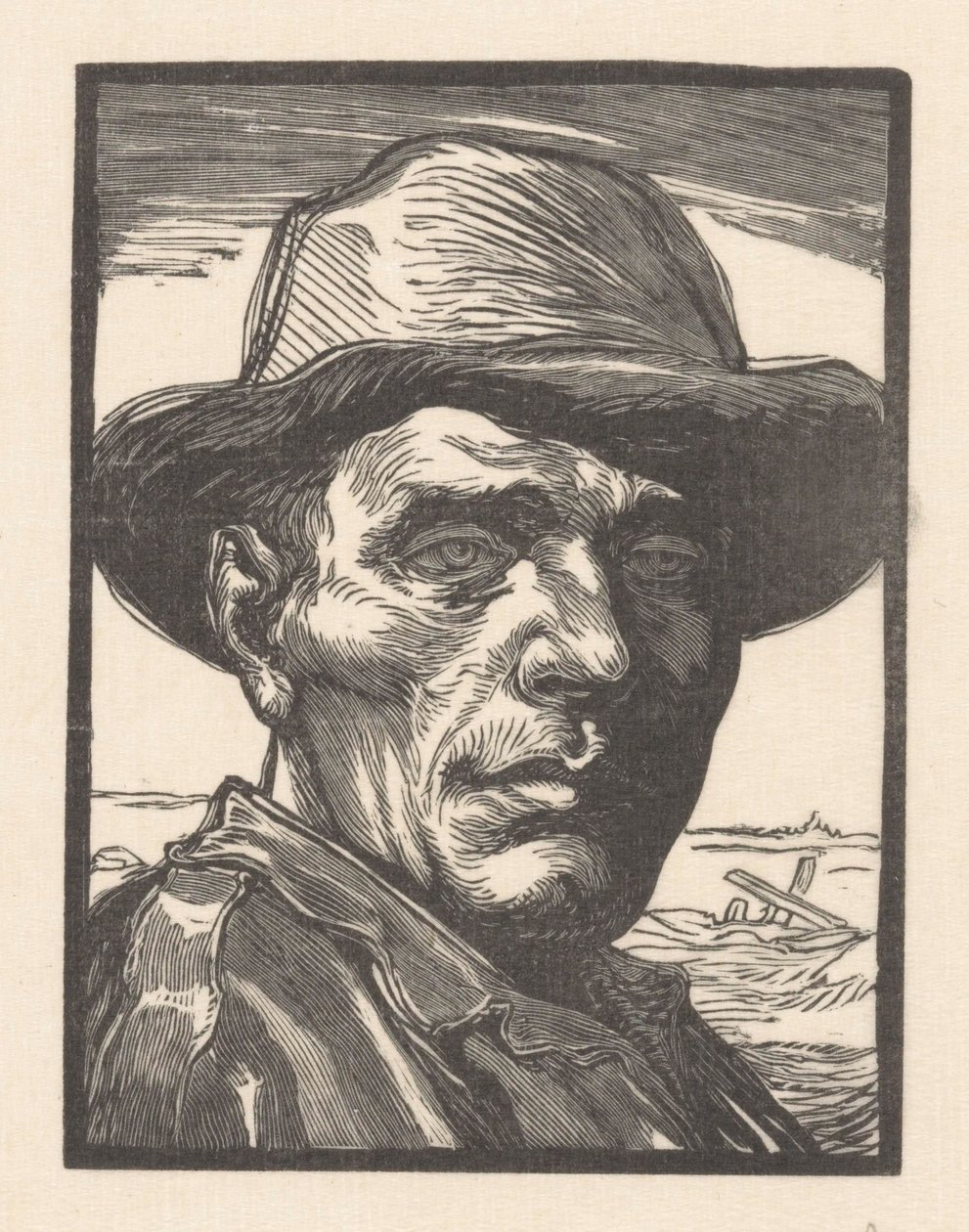 Porträt eines unbekannten Mannes von Johannes Josephus Aarts (signed by artist)