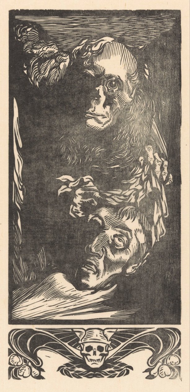 Der Tod mit abgetrenntem Kopf von Johannes Josephus Aarts
