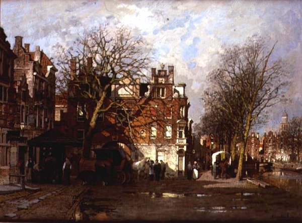 Capriccio-Ansicht der Stadt von Johannes Karel Christian Klinkenberg
