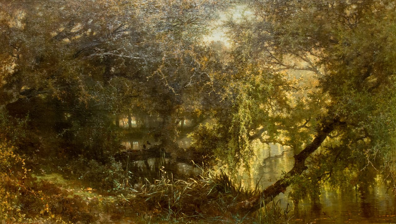 Der Teich in Osterbeek von Johannes Warnardus Bilders