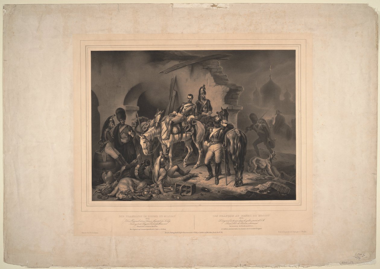 Die französische Armee im Moskauer Kreml von Johannes Woelffle
