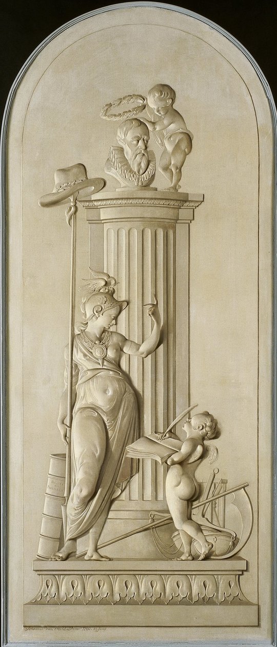 Allegorie der Freiheit von Johannes van Dregt (signed by artist)