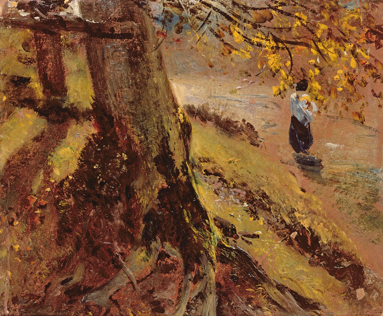 Studie von Baumstämmen von John Constable