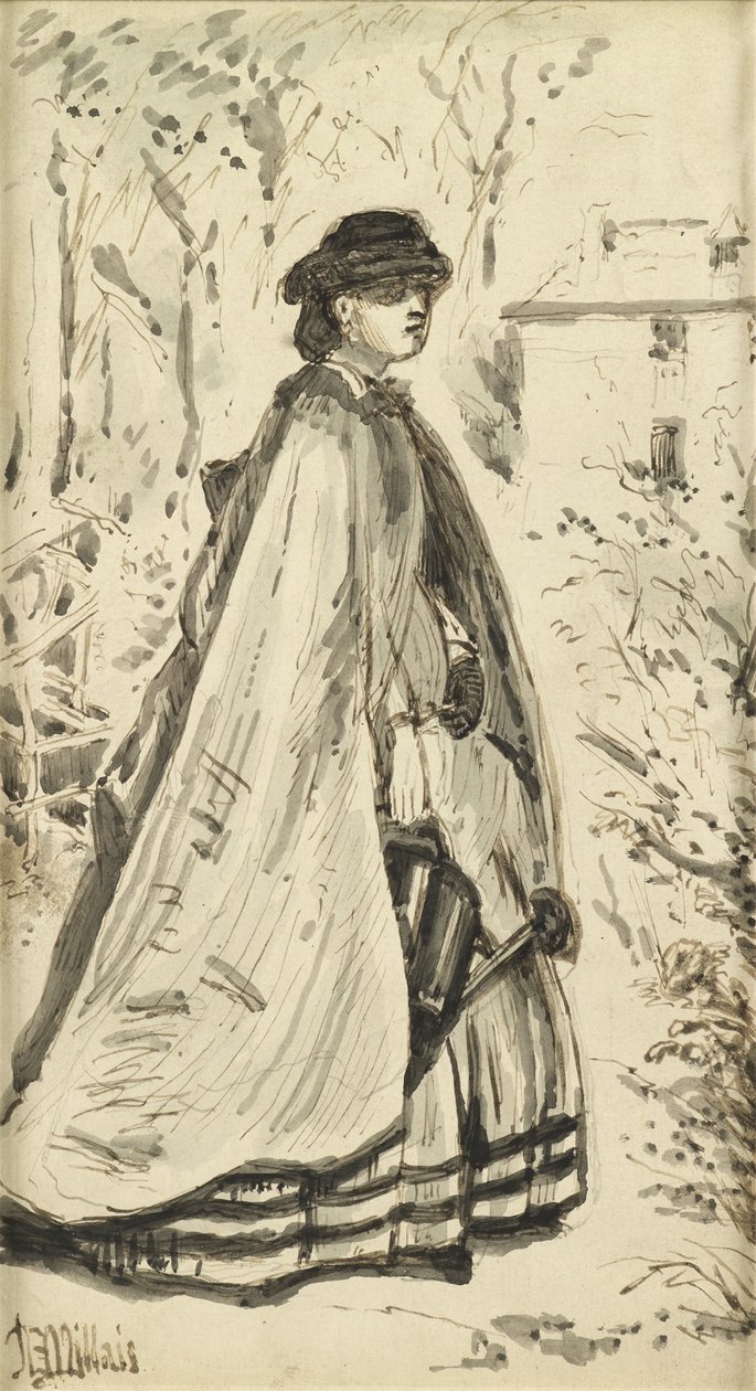 Blüten schöner als die Rose von John Everett Millais