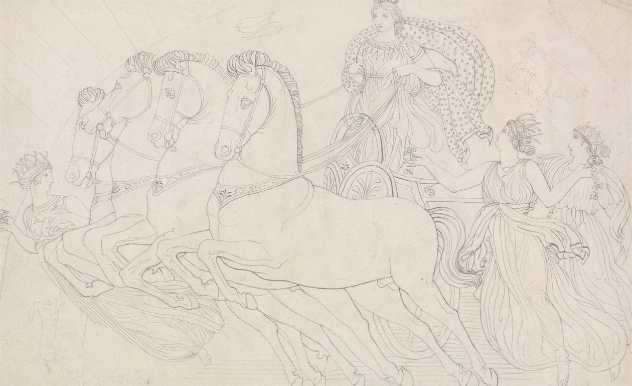 Der Morgen, allerschönst zu sehen, aus Aischylos, Die Perser von John Flaxman