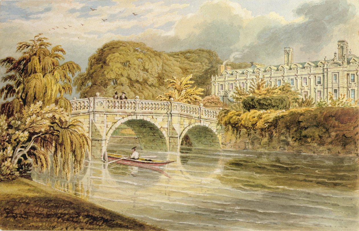 Clare Bridge am Fluss Cam von John Ward