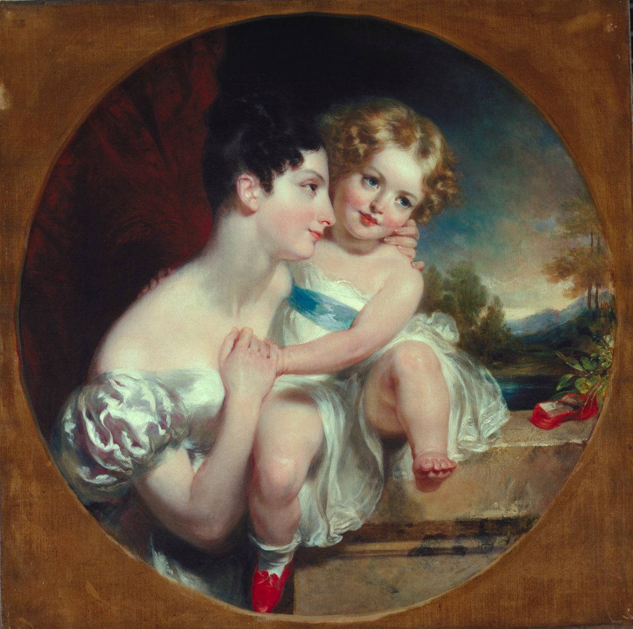Mutter und Kind, ca. 1840-45 von John Wood