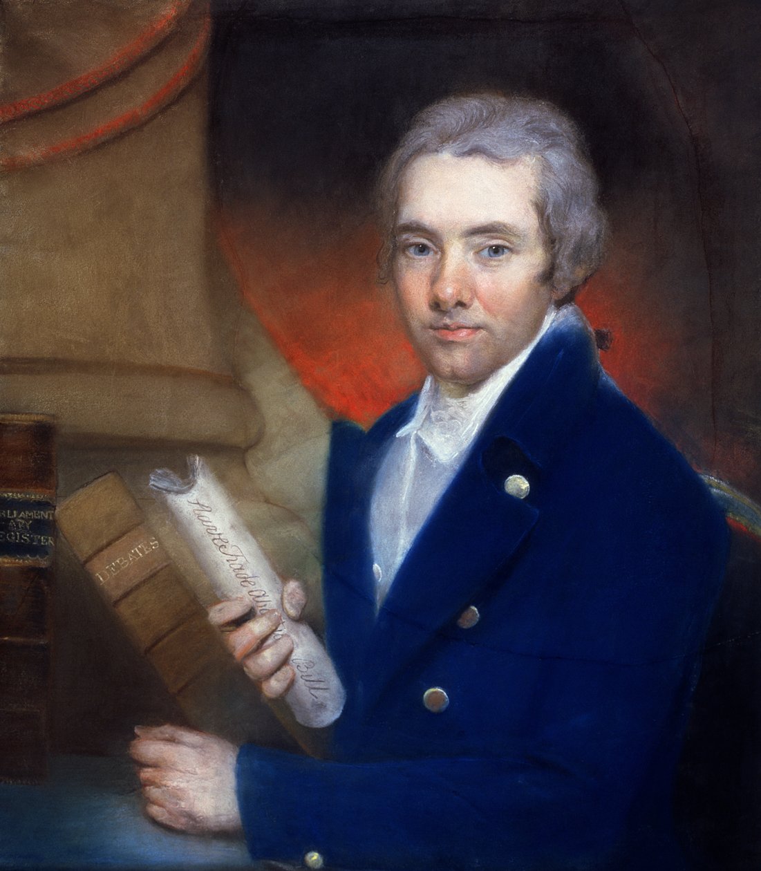 Porträt von William Wilberforce (1759-1833) von John (after) Russell