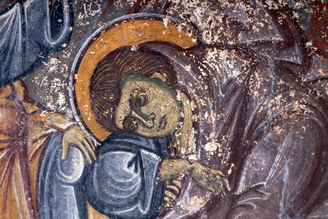 Heiligenfigur von Ioannis Pagomenos (Detail) von Walter Charles Mills