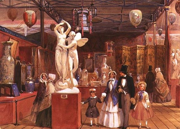 Teil des chinesischen Hofes, die Große Ausstellung von John Absolon