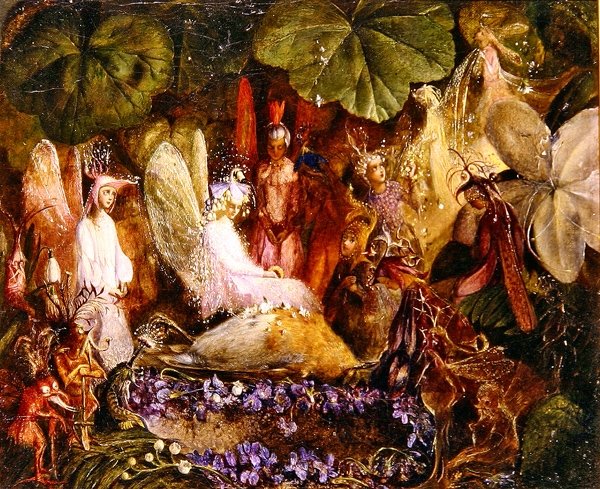 Wer hat Cock Robin getötet? von John Anster Fitzgerald