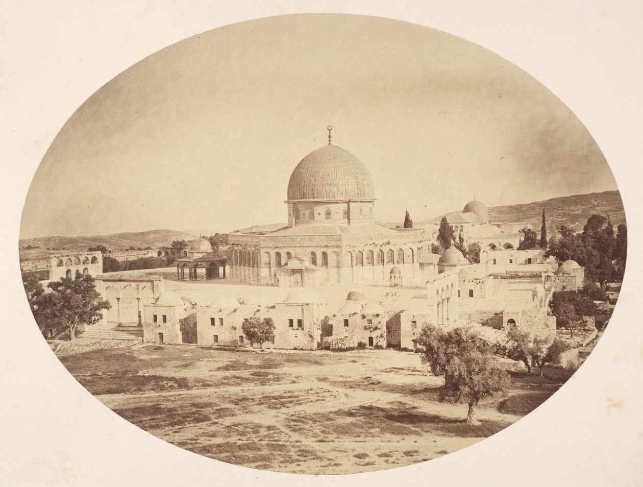 Jerusalem, Ort des Tempels auf dem Berg Moriah, 1857 von John Anthony