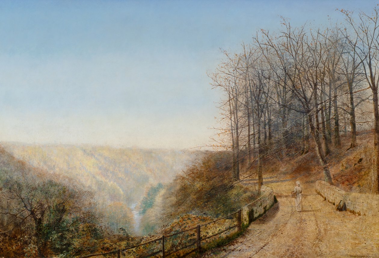 Früher Herbst am Esk von John Atkinson Grimshaw
