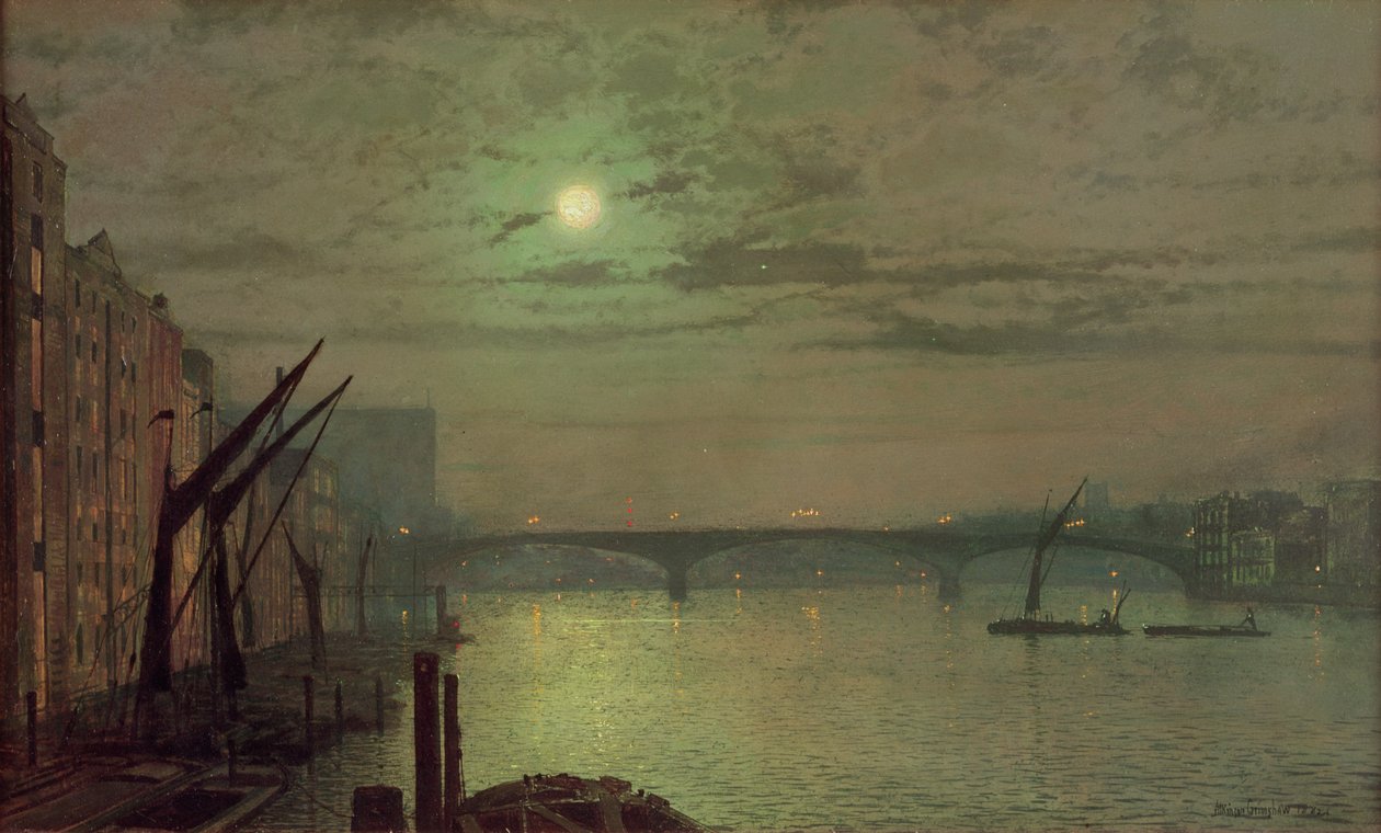 Southwark-Brücke, 1882 von John Atkinson Grimshaw