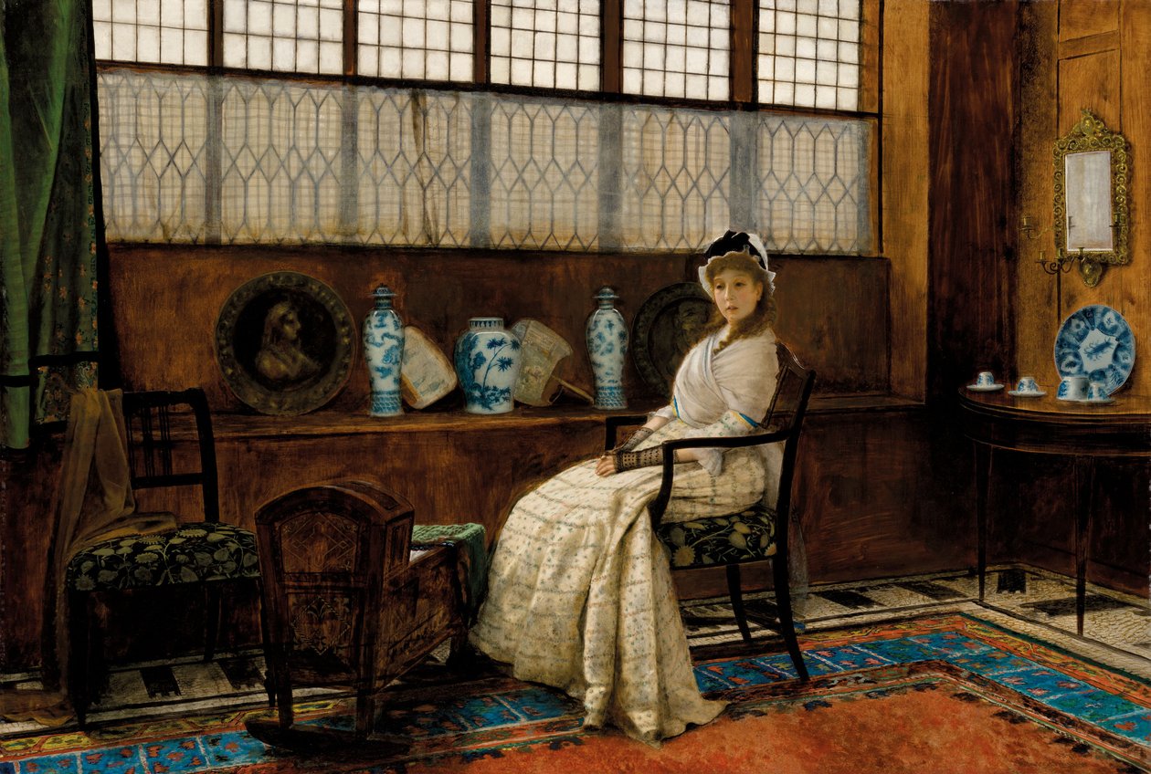 Das Wiegenlied von John Atkinson Grimshaw, 1878 von John Atkinson Grimshaw
