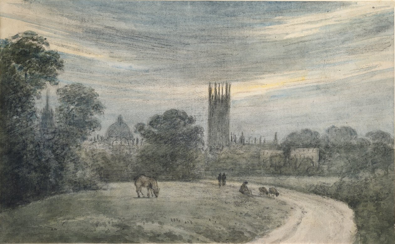Der Eingang nach Oxford von London, aus der Erinnerung von John Baptist Malchair