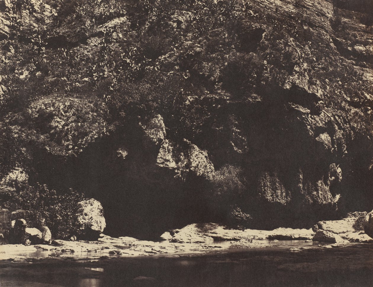 Ufer des Rhumel, nahe Constantine, Algerien, ca. 1855-56 von John Beasley Greene