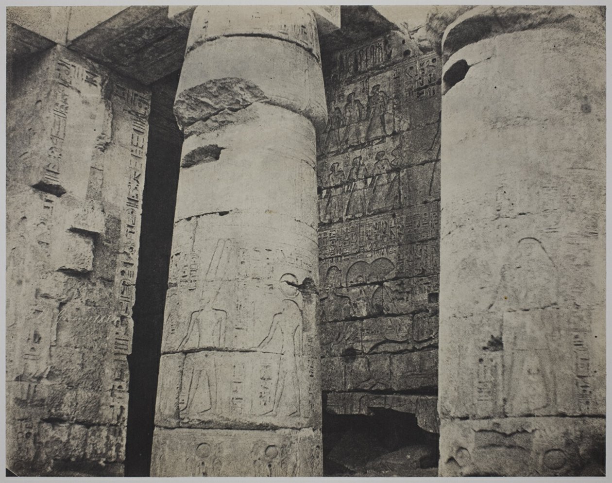 Medinet Habu, Totentempel von Ramses III, Linke Wand von John Beasley Greene