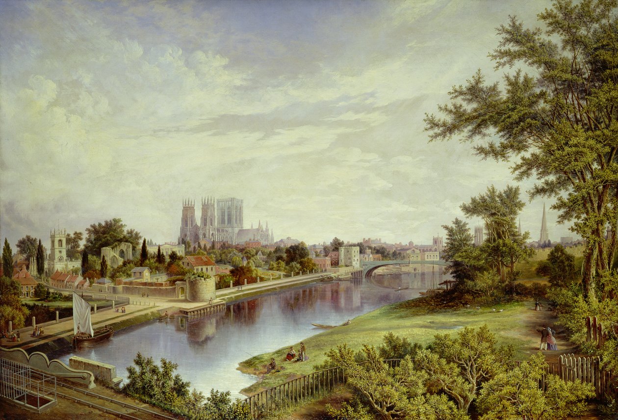 York von der Scarborough Railway Bridge von John Bell