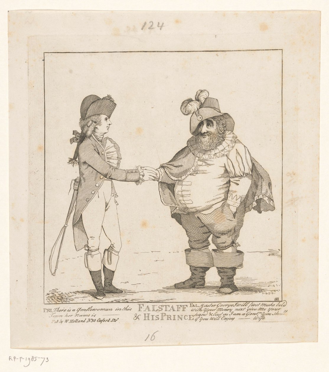 Fox und der Prinz von Wales, 1783 von John Boyne