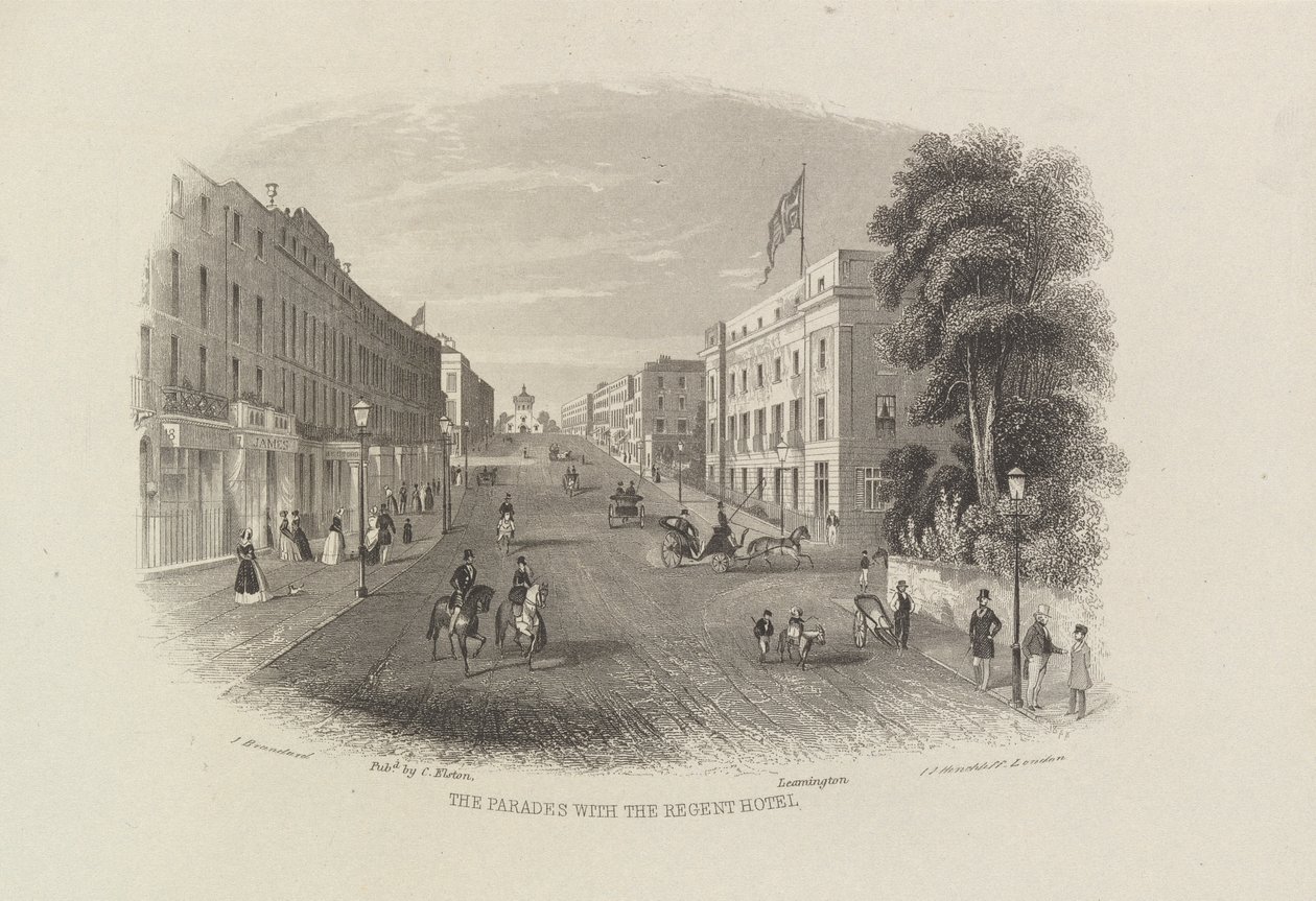 Die Parade mit dem Regent Hotel von John Brandard