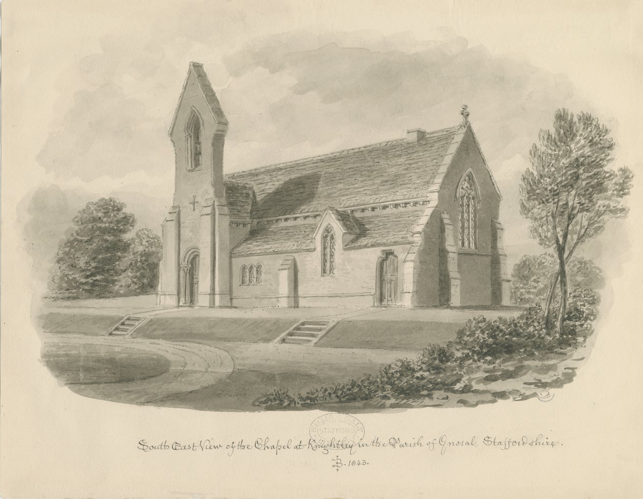 Knightley Kapelle von John Buckler