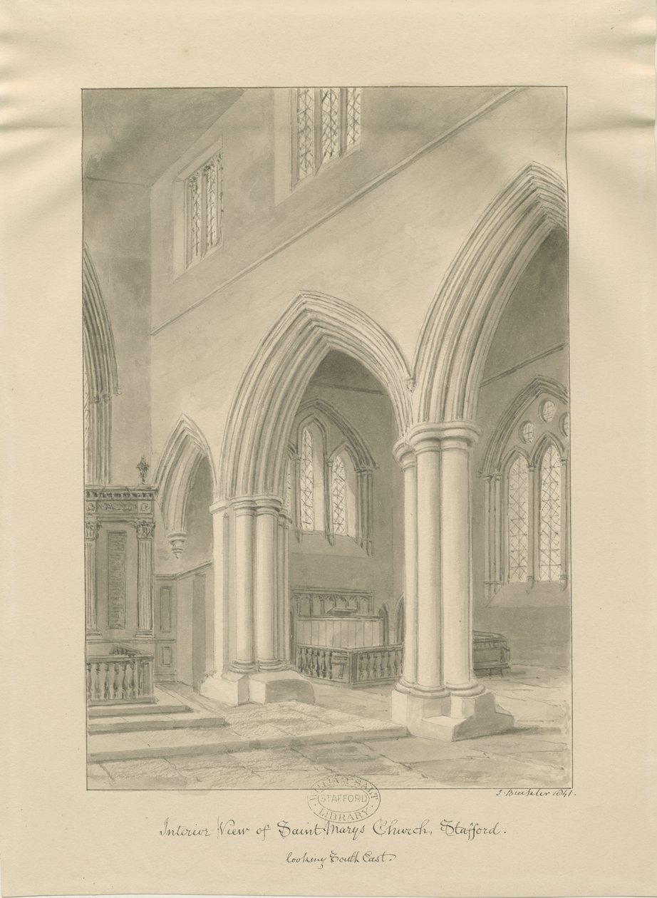 Stafford - Innenraum der St. Mary