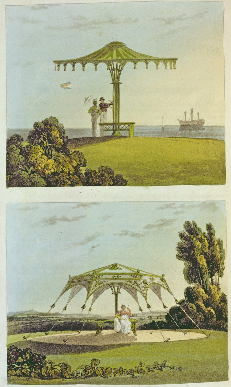 Zwei verzierte Gartenstühle aus 