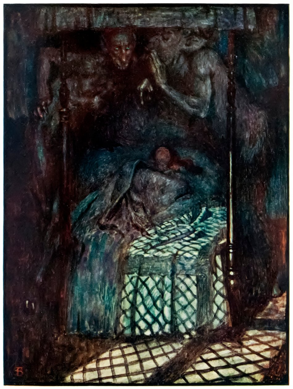 „Christianas Traum“ aus „Die Pilgerreise von dieser Welt zu der, die kommen wird“ von John Bunyan von John Byam Liston Shaw