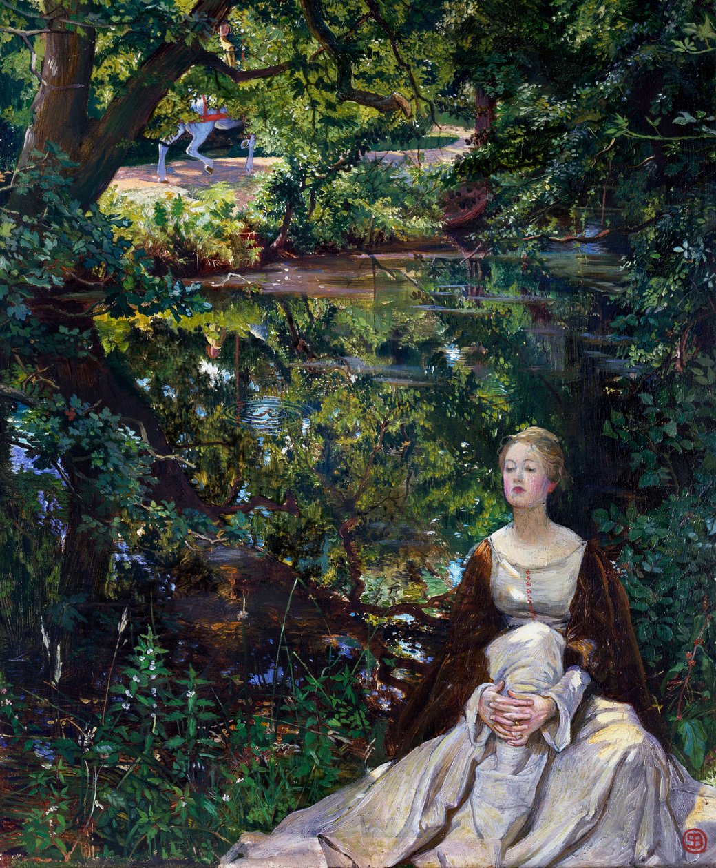 Wie seltsam, was der Mensch wissen kann, aber als heiliges Geheimnis! von John Byam Liston Shaw
