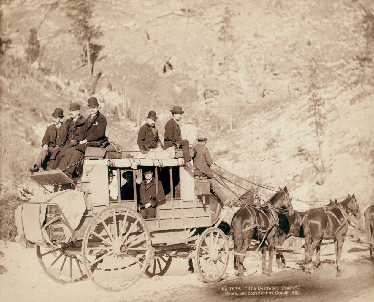 Der Deadwood Coach reist durch South Dakota von John C. H. Grabill