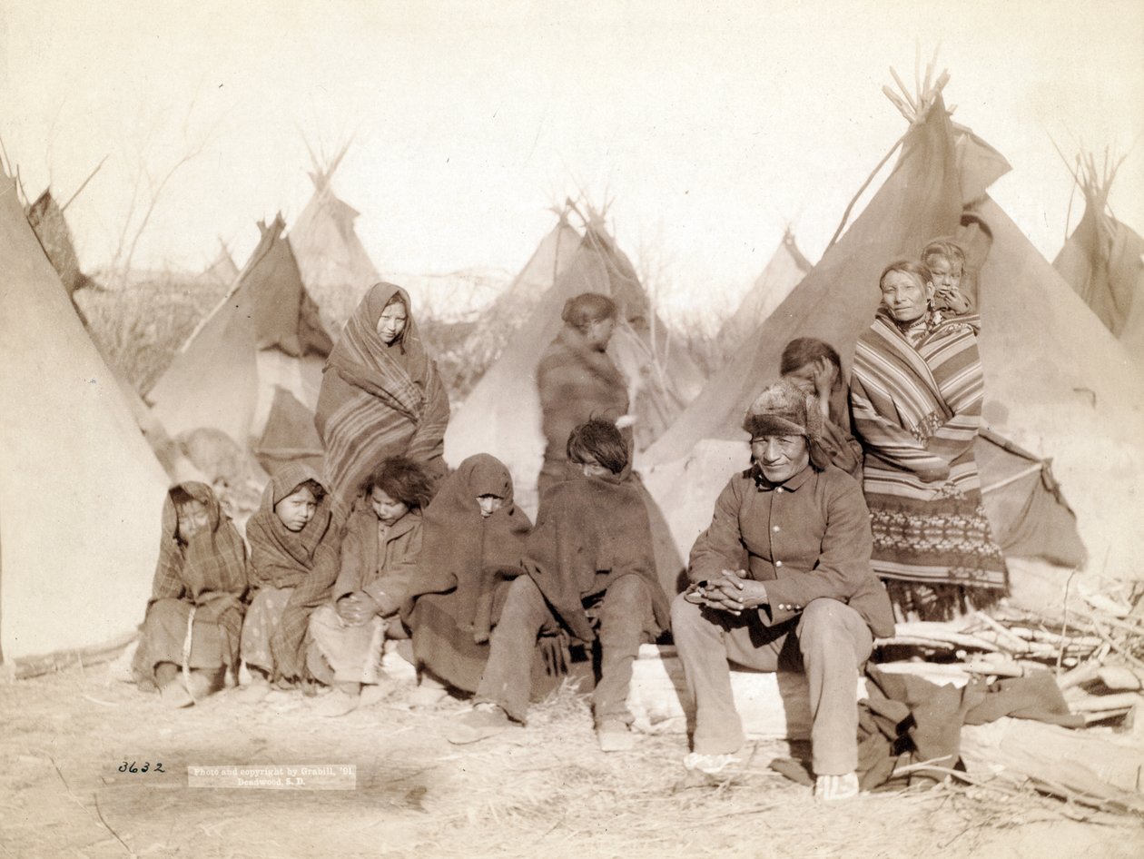 Was von Big Foots Bande übrig blieb, 1891 von John C. H. Grabill