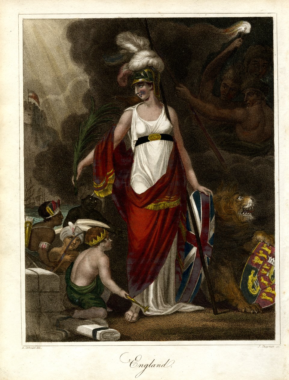 Allegorie von England von John Chapman