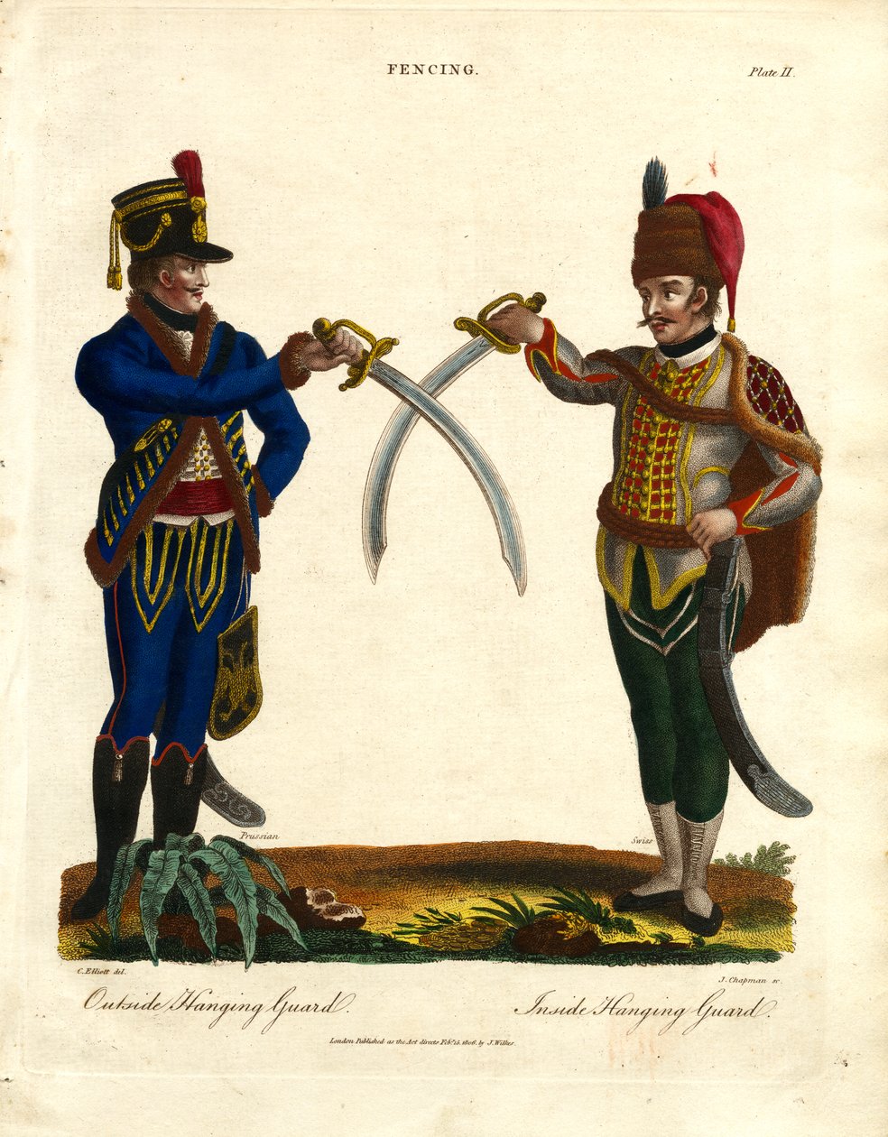 Fechten: Außen- und Innenhangwache von John Chapman