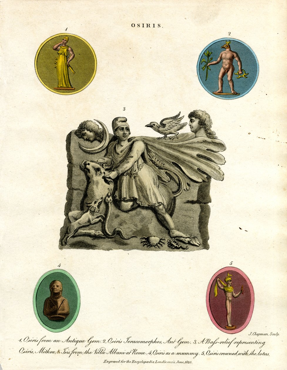 Osiris - Darstellungen des ägyptischen Gottes von John Chapman