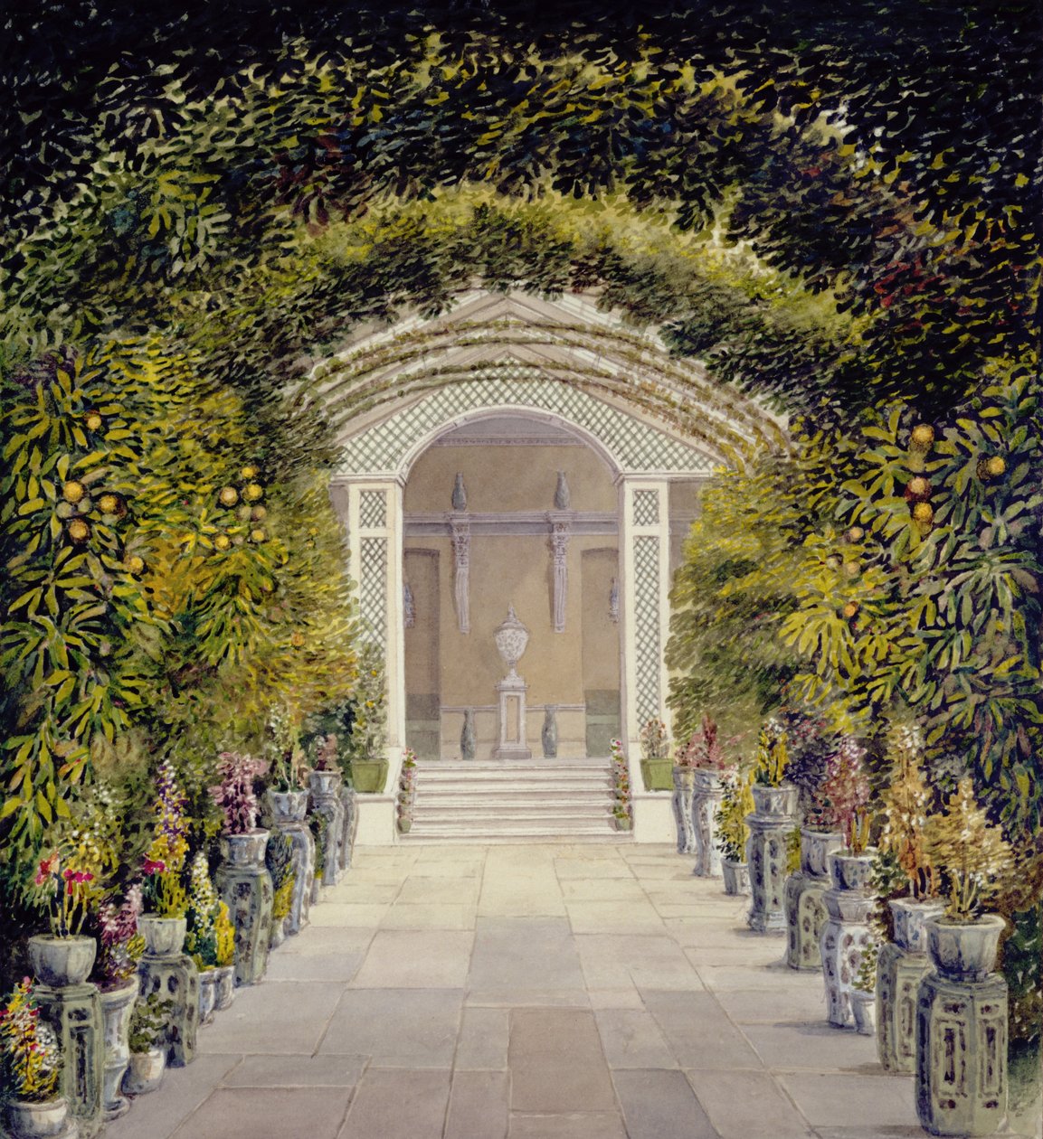 Das Konservatorium in Bromley Hill, Kent von John Chessell Buckler