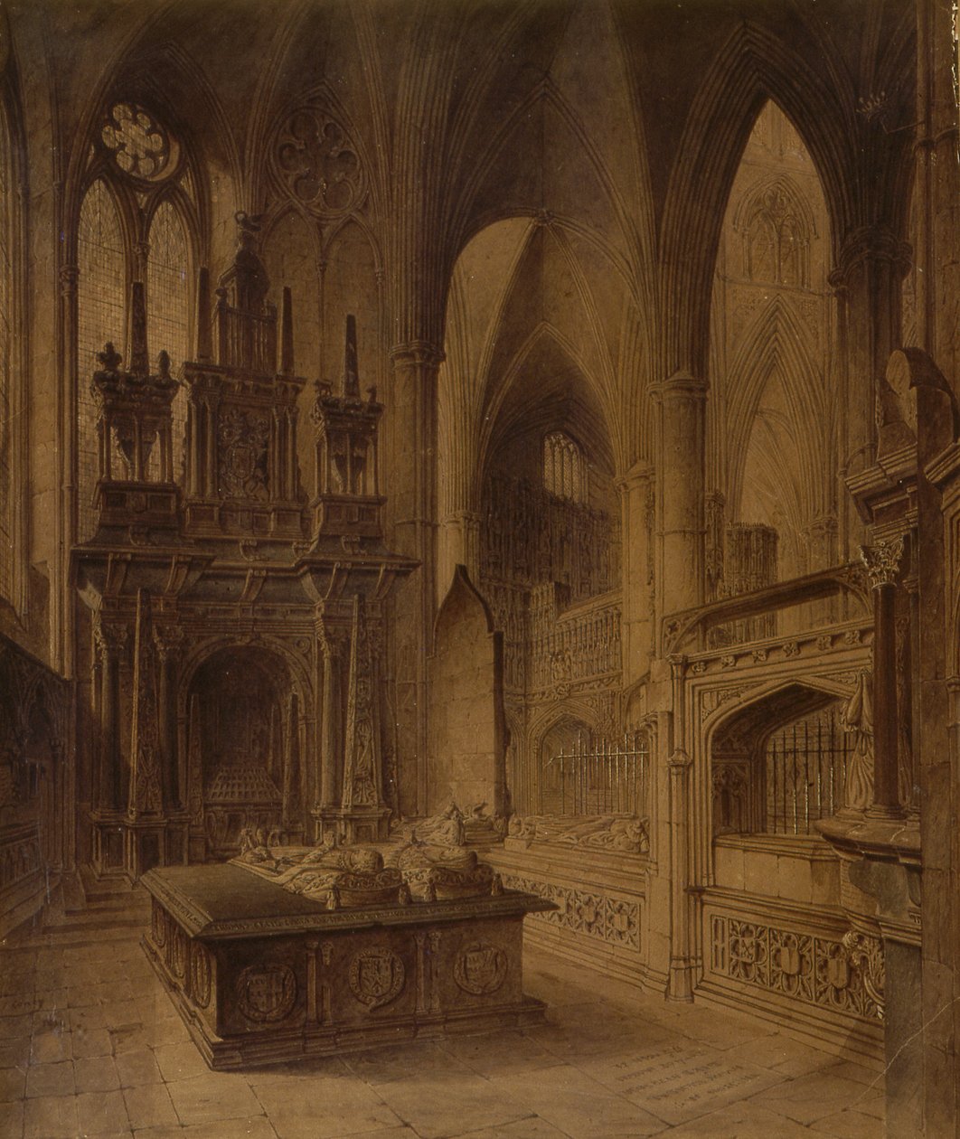 Kapelle des heiligen Johannes des Täufers, Westminster Abbey von John Coney
