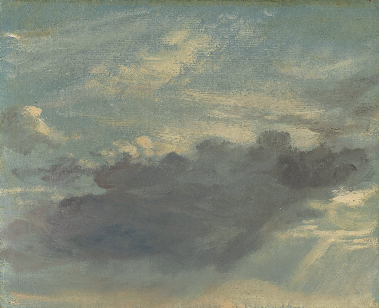 Wolkenstudie, ca. 1821-22 von John Constable