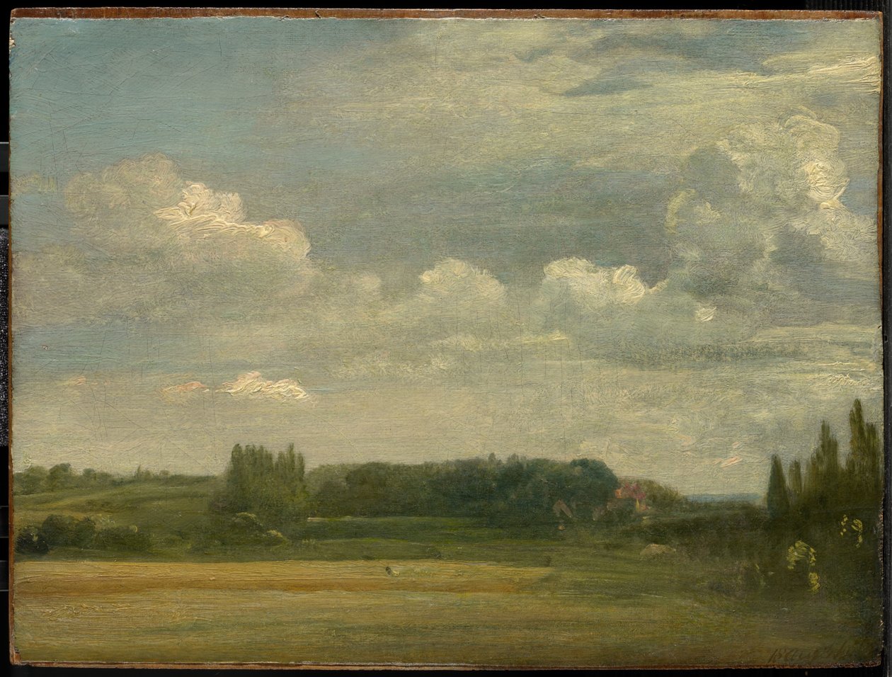 East Bergholt Common, Blick auf das Pfarrhaus von John Constable