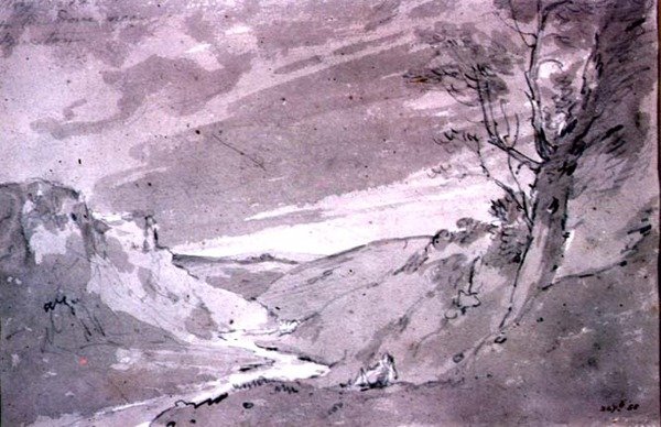 An der Dove bei Buxton, 1801 von John Constable