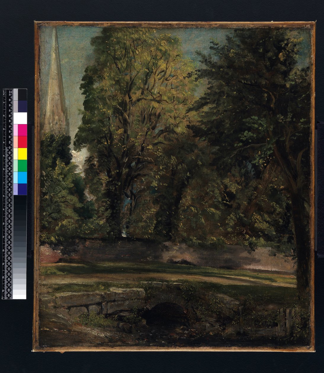 Kathedrale von Salisbury über der Close Wall gesehen von John Constable