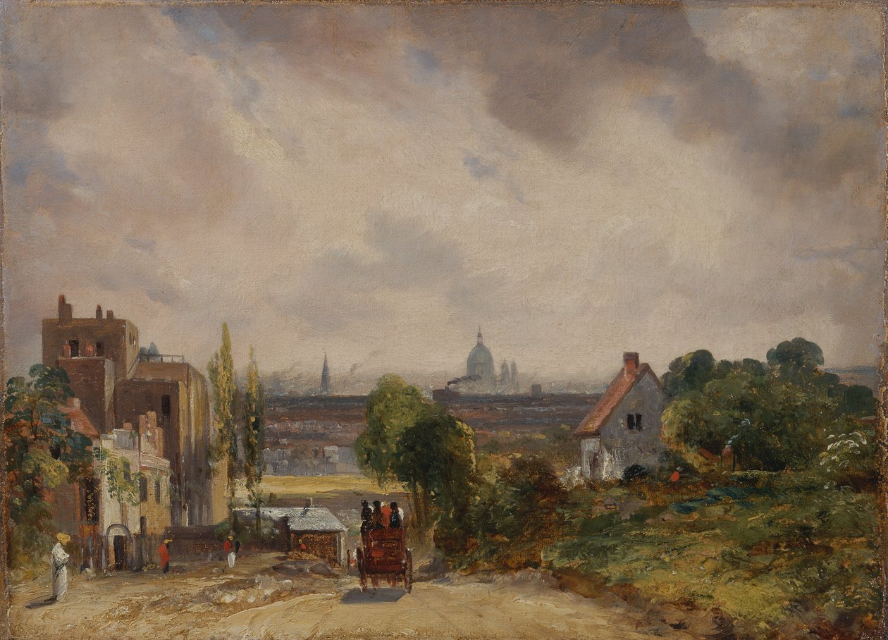Sir Richard Steeles Cottage, Hampstead, 1831 bis 1832 von John Constable
