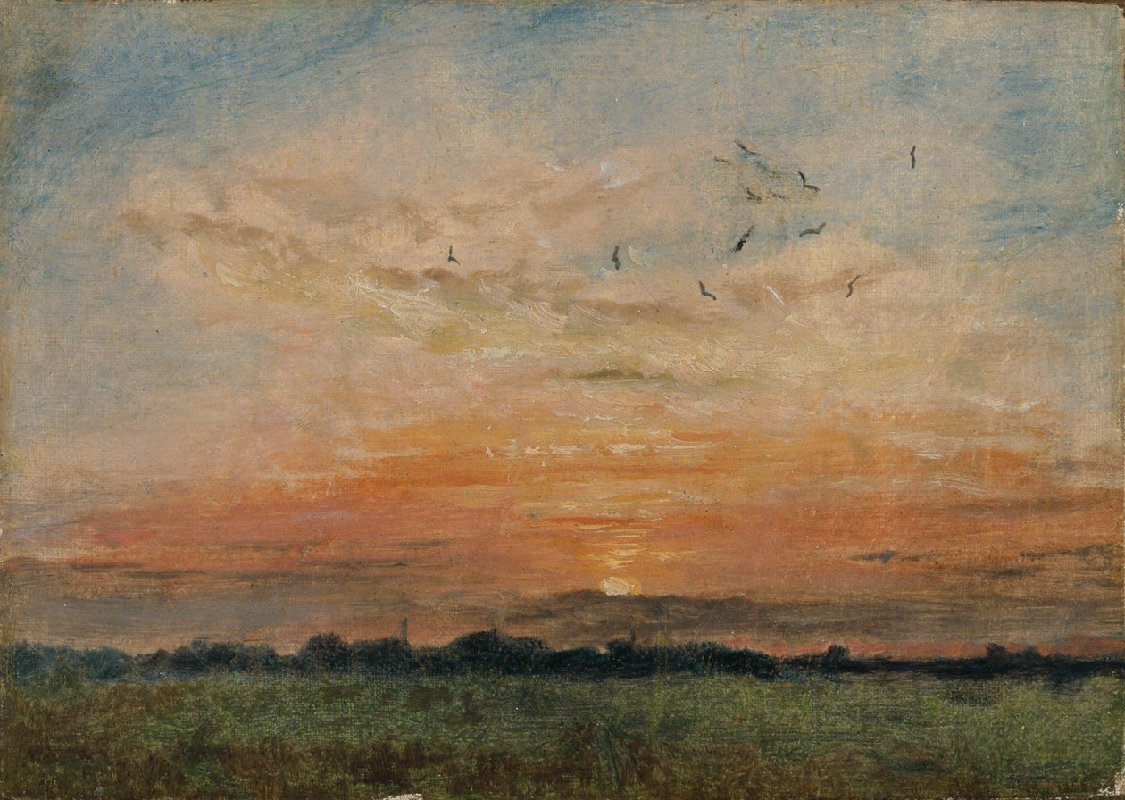 Sonnenuntergang, 1796-1837 von John Constable