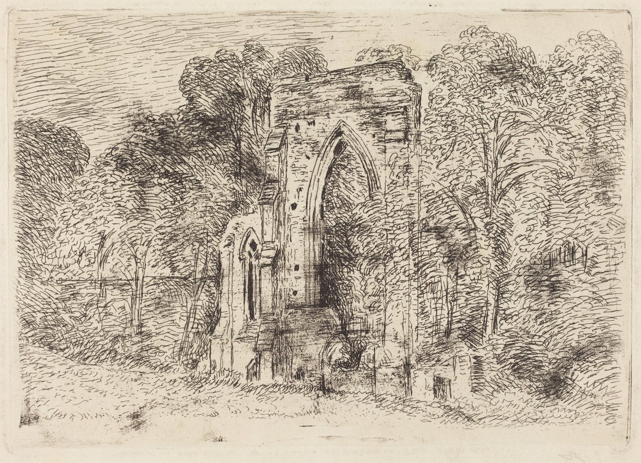 Die Ruinen von Netley Abbey von John Constable